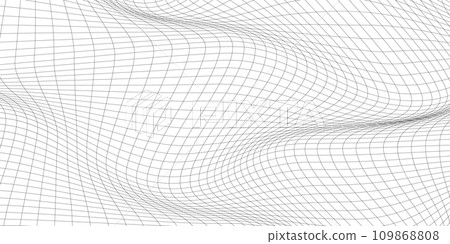 abstract black and white vector wave background.  109868808