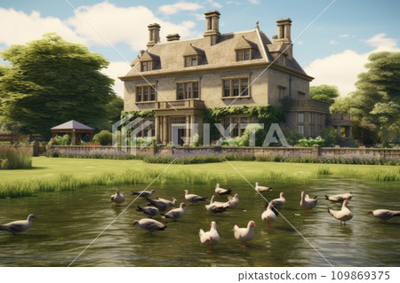Classic English country house Classic English country house 109869375