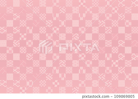 Vector background of Japanese pattern material 109869805