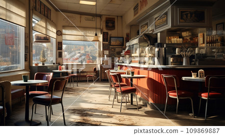 Cafe, restaurant illustration Cafe, restaurant illustration 109869887
