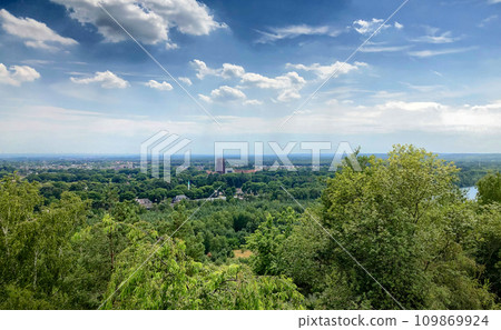 Verdant Overlook on Suburban Landscape Verdant Overlook on Suburban Landscape 109869924