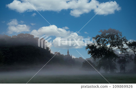 Misty Morning in the Meadow Misty Morning in the Meadow 109869926