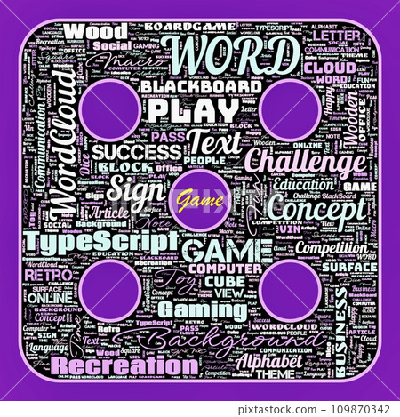 Word cloud of the G A M E as background Word cloud of the G A M E as background 109870342