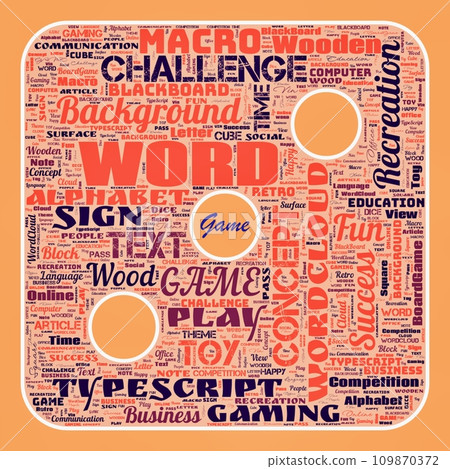 Word cloud of the G A M E as background Word cloud of the G A M E as background 109870372