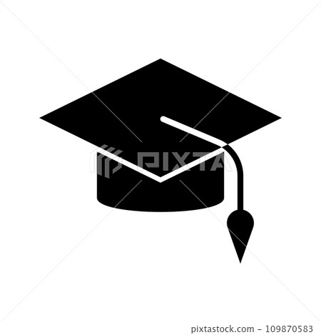graduation hat icon 109870583