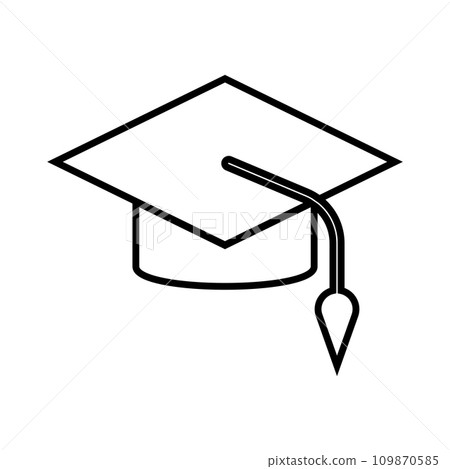 graduation hat icon 109870585