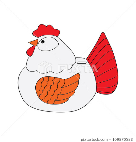 chicken piggy bank icon chicken piggy bank icon 109870588