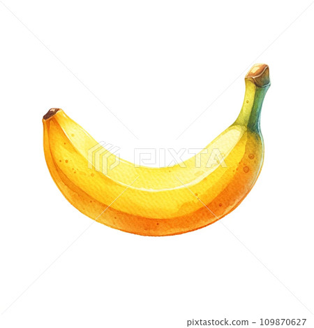 簡單的“香蕉”水彩插圖 簡單的“香蕉”水彩插圖 109870627