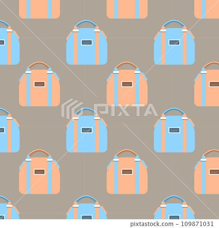 Handbags womens elegant pattern, blue and color trend year 2024 Peach Fuzz. 109871031