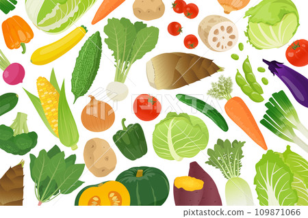 充滿蔬菜的背景材料 109871066