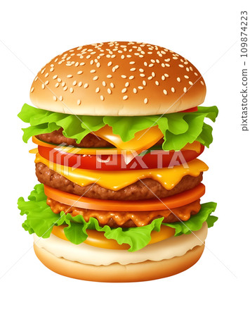 漢堡“AI生成圖像” 漢堡“AI生成圖像” 109874223