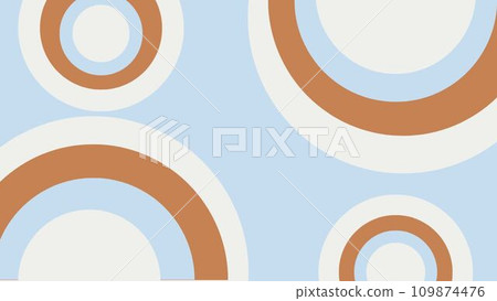 light blue and brown quadruple circle 109874476