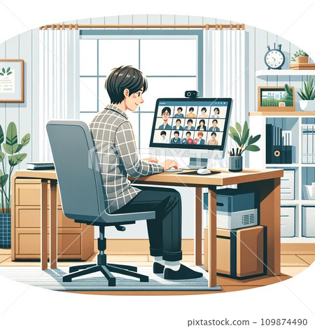 遠程工作現場 109874490
