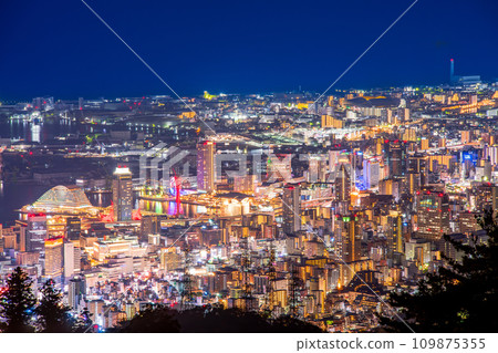 Night view from Kobe Scuperobashi Night view from Kobe Scuperobashi 109875355