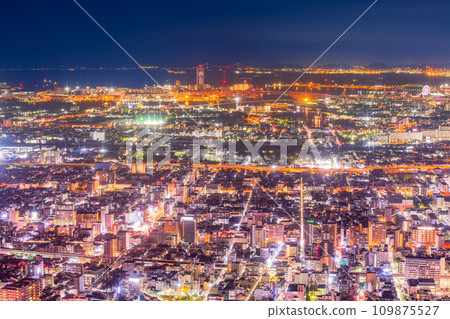 大阪阿倍野Harukas的日落夜景 109875527
