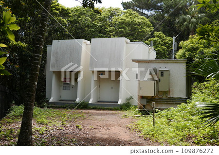 World War 2 relics at Chichi jima Bonin island, Ogasawara. 109876272