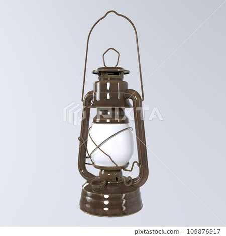 Gas Lamp isolated on white background 109876917