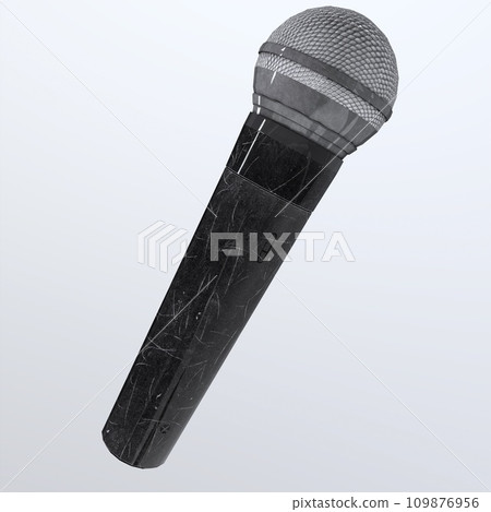 Microphone isolated on white background 109876956