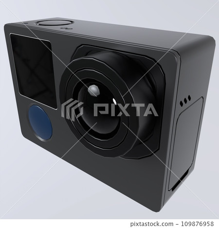 Mini Camera isolated on white background 109876958