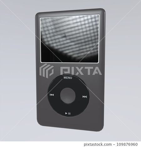 Music Player isolated on white background 109876960