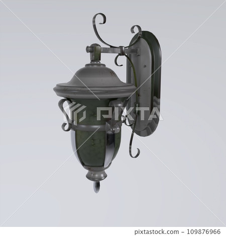 Old Lamp isolated on white background 109876966