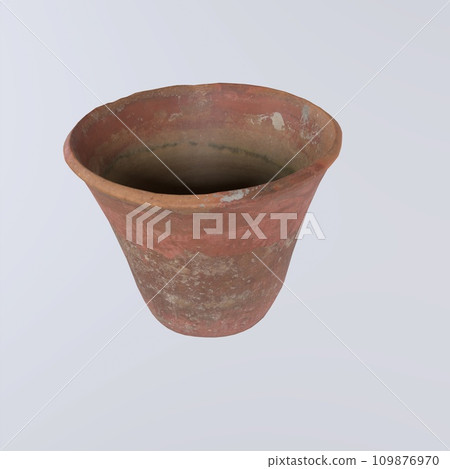 Old Vase isolated on white background Old Vase isolated on white background 109876970