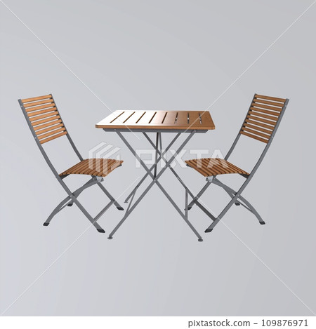 Out Desk isolated on white background 109876971