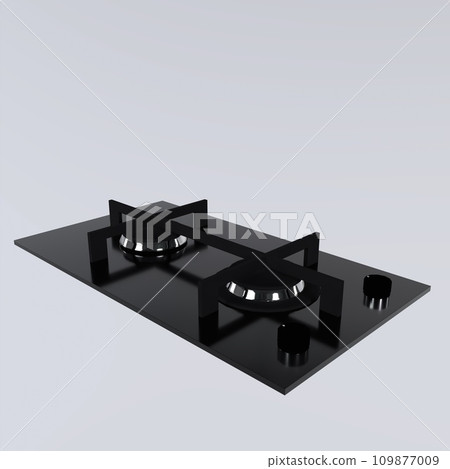 Stove isolated on white background 109877009