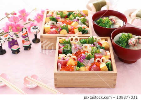 女兒節海鮮散壽司 109877031