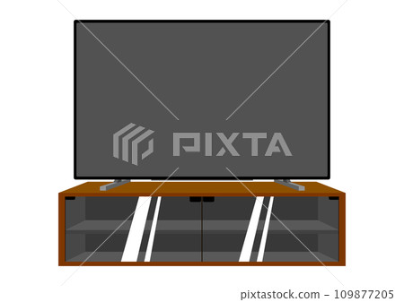 Install the TV on the TV stand Install the TV on the TV stand 109877205