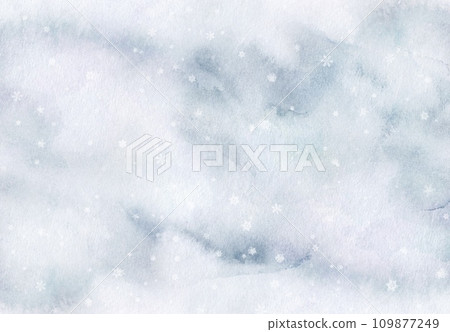 Blue watercolor painting on paper texture, blue artistic element for templates invitation card design Blue watercolor painting on paper texture, blue artistic element for templates invitation card design 109877249