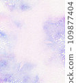 Violet watercolor with white splatter abstract background with paper watercolor texture 109877404
