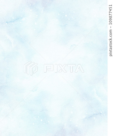 Abstract art blue watercolor stains background for design templates invitation card 109877451