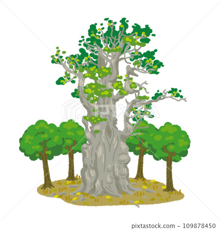 Illustration of Jomon cedar 109878450
