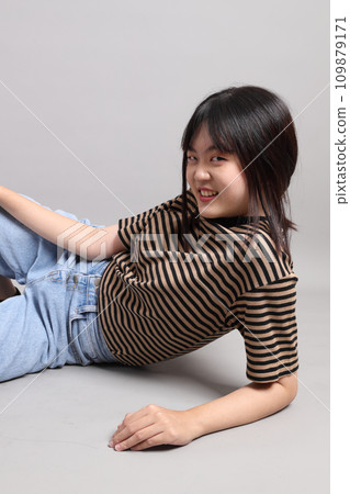 Cute Asian Woman 109879171