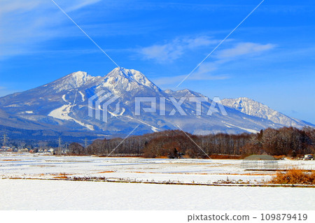 Five Hokushin Mountains in December: Mountains of Shinshu 109879419