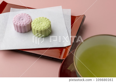 洛甘茶 綠茶 玉格 粉紅色 109880161