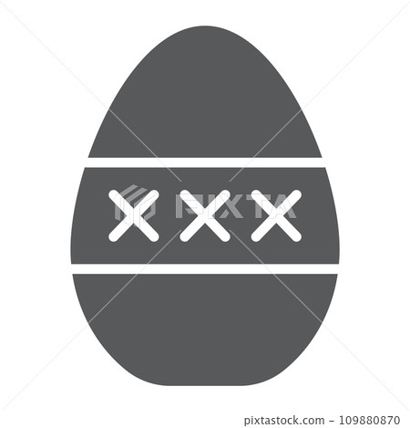 Egg masturbation glyph icon, sex toy and adult, masturbate sign, vector graphics, a solid pattern on a white background, eps 10. 109880870