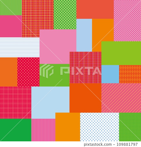 Square geometric pattern colorful Square geometric pattern colorful 109881797