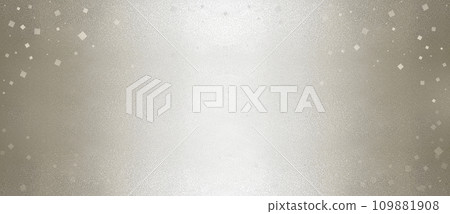 Texture material with a snowflake design falling on a silver mottled Japanese paper background Texture material with a snowflake design falling on a silver mottled Japanese paper background 109881908