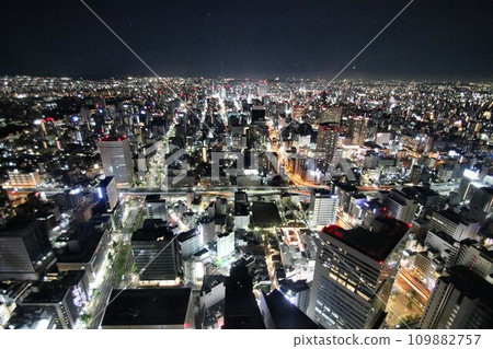 Night view of a futuristic big city... Nagoya "Nagoya Station" Night view of a futuristic big city... Nagoya "Nagoya Station" 109882757