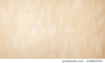 Concrete texture background in beige color. Beautiful beige or cream grunge design. Textured background. Decorative plaster walls, external decoration of facade 109882905