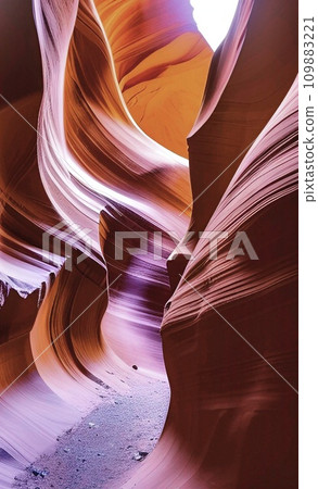 Antelope canyon. vector illustration. 109883221