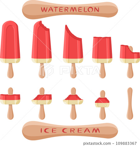 Big set various sweet tasty natural ice cream Big set various sweet tasty natural ice cream 109883367