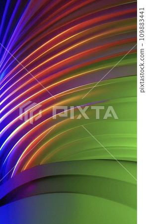 colorful light rays for background. vector illustration. 109883441
