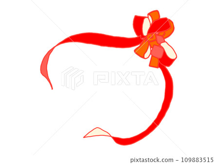 cute ribbon frame cute ribbon frame 109883515