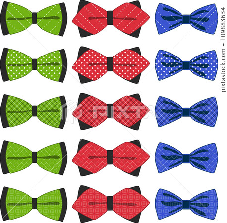 big set ties different types, bowties various size 109883634