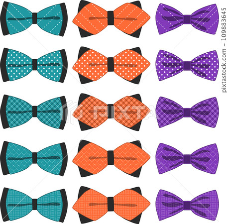 big set ties different types, bowties various size big set ties different types, bowties various size 109883645