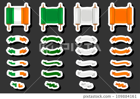 Beautiful illustration on theme of celebrating annual holiday St. Patrick's Day 109884161