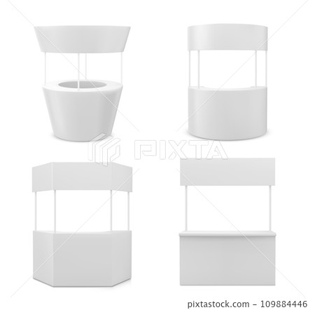 Advertising and promo booth stand. 109884446